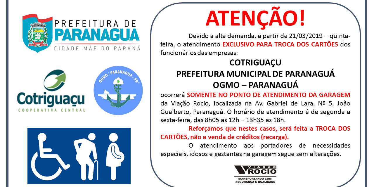 AÇÃO ENCERRADA! Atendimento apenas no terminal.